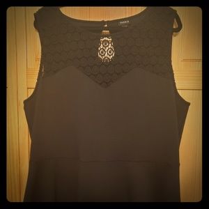 Black A-line Tank